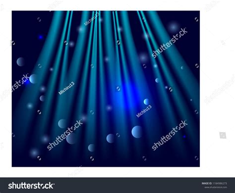 Abstract Magic Light Background Blue Holiday Stock Vector Royalty Free