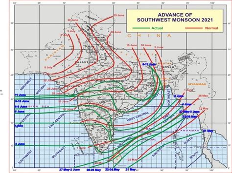 Southwest Monsoon Advances Further Into North Arabian Sea Gujarat Mp