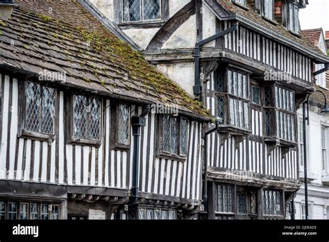 East Grinstead June 9th 2022 Medieval Buildings In The High Street