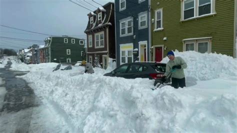 Ctv National News Major Snow Storm Hits Nl