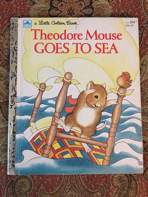 Theodore Mouse Goes To Sea 1983 Love Reading Book Worth Reading Baby