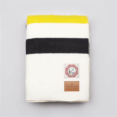 Pendleton Glacier National Park Blanket White | Flatspot