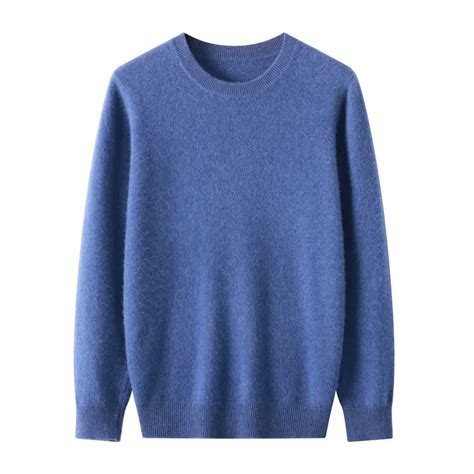 New 100 Pure Wool Sweater Men S Autumn Winter O Neck Pullovers Business Casual Base Shirt