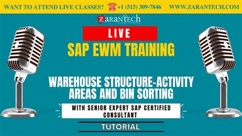 Live Warehouse Structure Activity Areas And Bin Sorting Sap Ewm