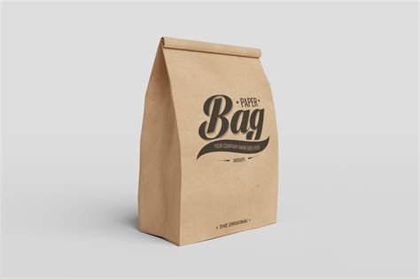 Paper Bag Psd Mockups Brown Paper Bag Bag Mockup Paper Bag