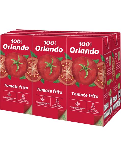 Orlando Tomate Frito En Aceite De Oliva Virgen Extra Sin Gluten Pack De