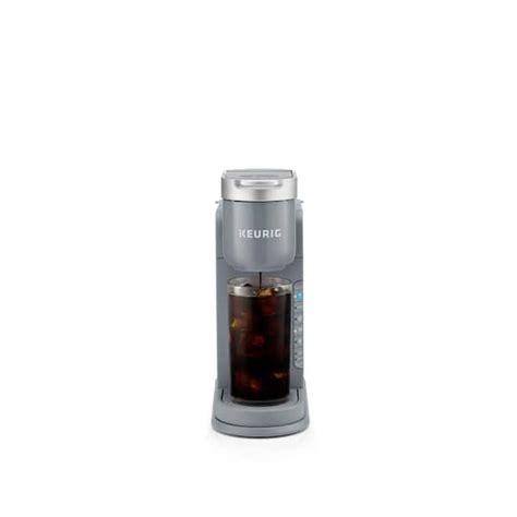 Keurig Iced Gray Single Serve One Cup Coffee Maker With Iced Button