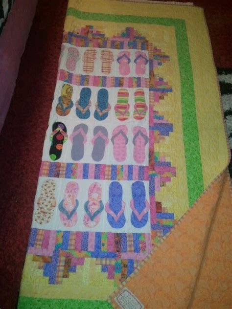 Flip Flop Quilt That I Made Quilts Sewing Decor