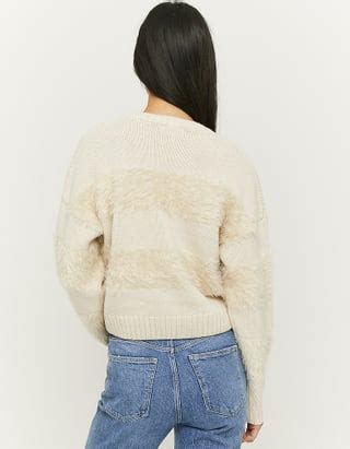 Beige Fluffy Jumper Tally Weijl Online Shop