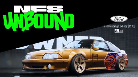 Nfs Unbound Racing With Ford Mustang Foxbody P Youtube