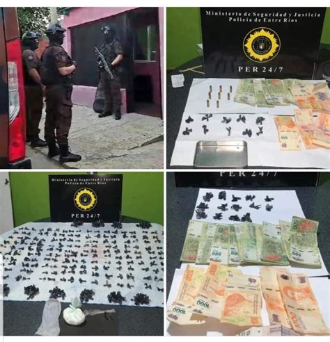 En Allanamiento Por Narcomenudeo Secuestraron 36 Mil Pesos Envoltorios De Cocaína Y Varios