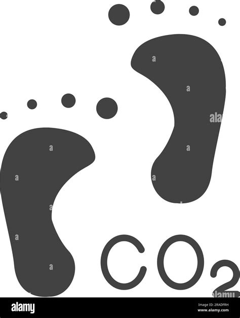 Carbon Footprint Icon Image Stock Vector Image Art Alamy