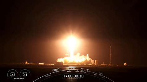 Une Fusée Falcon Heavy De Spacex Lance Le Satellite Hughes Jupiter 3