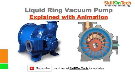 Liquid Ring Vacuum Pump Explained With Animation With English