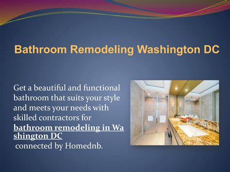 Bathroom Remodeling Washington Dc By Home Remodeling Washington Dc Issuu