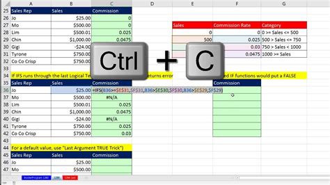 Excel Magic Trick 1286 Excel 2016 IFS Functions 9 Examples Compare