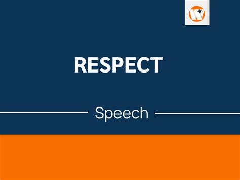 A Speech On Respect In English Thewordyboy