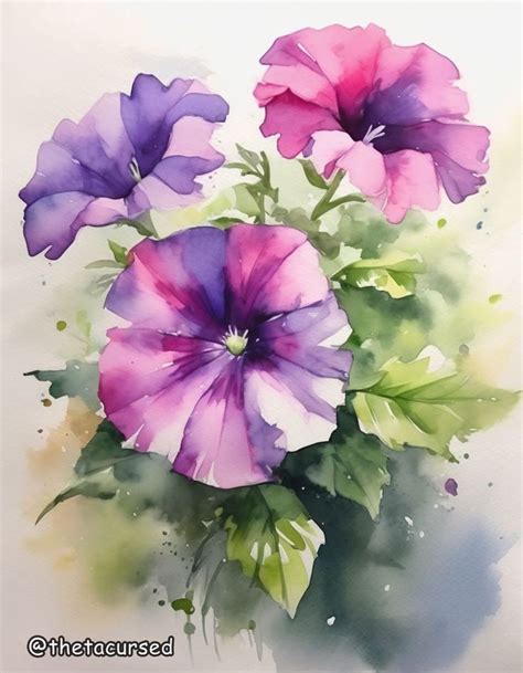 Pin By Marleen Meintjes On Art Painting Flowers In Watercolor