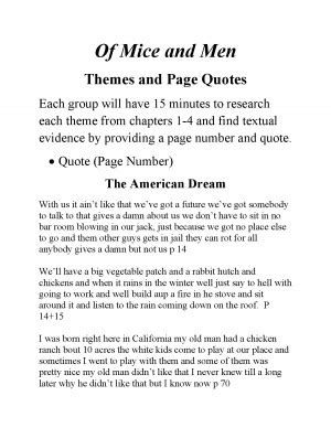 Quotes From Of Mice And Men With Page Numbers QuotesGram