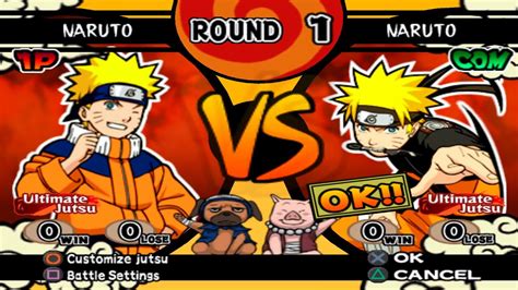 Naruto Clássico VS Naruto INSANE Naruto Shippuden Ultimate Ninja