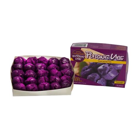 Putong Ube 25 pcs – Michelle's Putong Ube and Filipino Delicacies