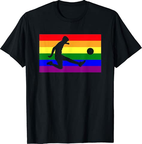 LGBT Gay Lesbian CSD Pride Soccer Football T Shirt Amazon De Fashion