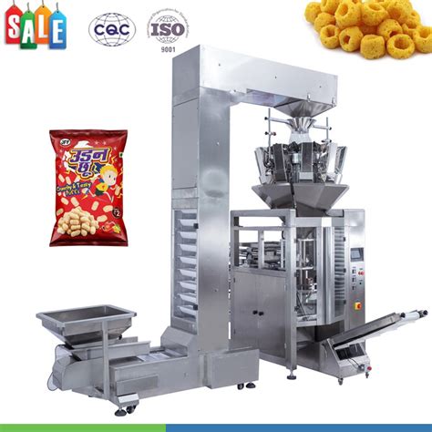 Nitrogen Flushing Modified Atmosphere Plastic Bag Potato Chips Vertical Packing Machine China