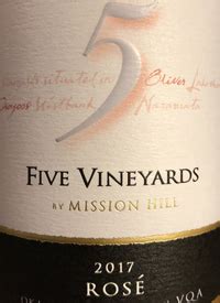 Mission Hill Five Vineyards Rosé 2017 Tasting Note Gismondi On Wine