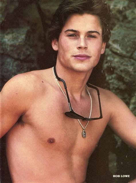 Rob Lowe Pinup Clipping S Shirtless Super Hot From Rob Lowe