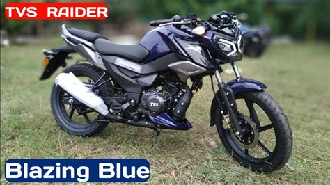 Tvs Raider Blazing Blue Indian Bike Youtube