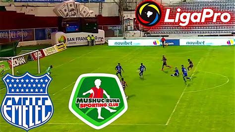 Emelec Vs Mushuc Runa EN VIVO Fecha 7 De La Liga Pro 2023