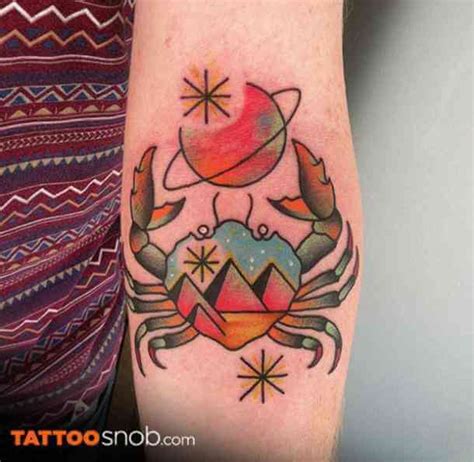 20 Cancer Zodiac Symbol Tattoo Ideas For Men And Women