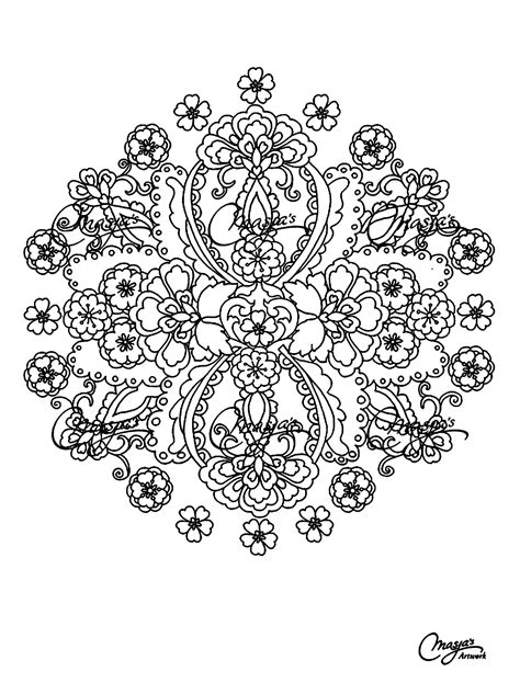 Mandala To Color Difficult 34 Difficult Mandalas For Adults