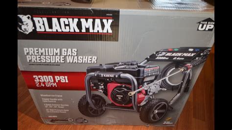 Black Max Psi Pressure Washer Manual