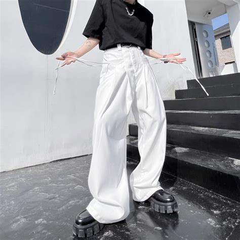 Falling Wide Legged Suit Trousers Chtbwmen