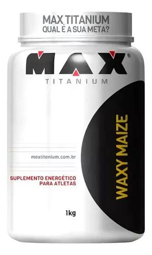 Suplemento en polvo Max Titanium Waxy Maize Maíz Ceroso 1kg