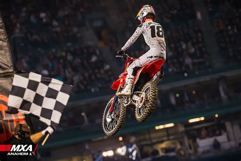 250 MAIN EVENT RESULTS 2023 ANAHEIM 1 SUPERCROSS