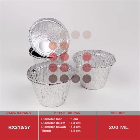 Jual Alumunium Foil Cup Rx 212 Zuppa Soup Shopee Indonesia