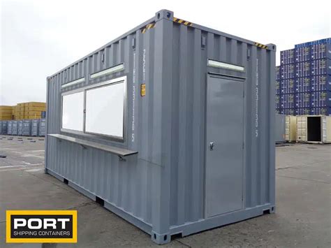 Ready Built Container Kiosk Port Shipping Containers