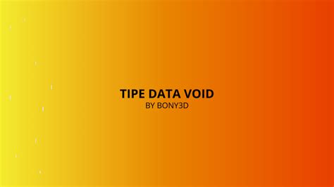 tipe data void bonyd design  printing