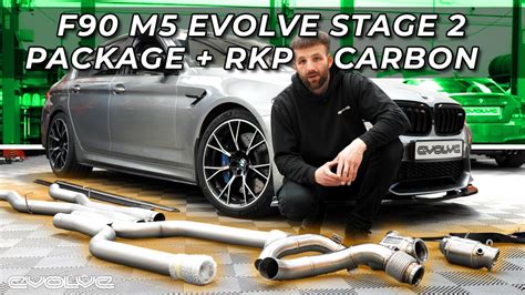 F90 M5 Evolve Stage 2 Package Catless Downpipes Remus Midpipe Ecu Tune Exhaust Sound