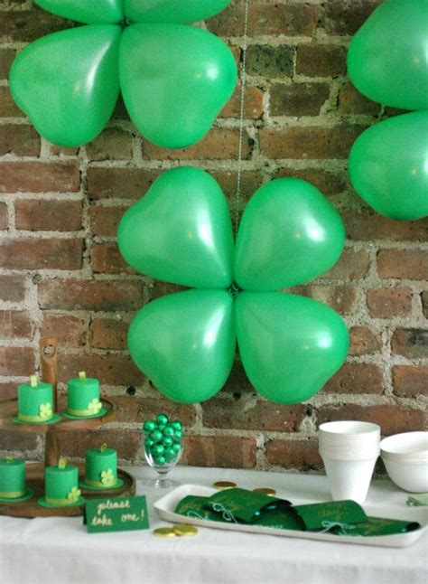 Shamrock Balloons St Patrick S Day Decorations St Patrick S Day