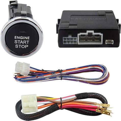 EASYGUARD ES002 P5 Push Start Button Kit Keyless Go Compatible With