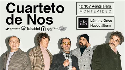 El Cuarteto de Nos estrena su álbum Lámina Once en noviembre en Antel