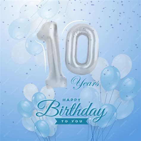 Premium Vector | Birthday poster 520