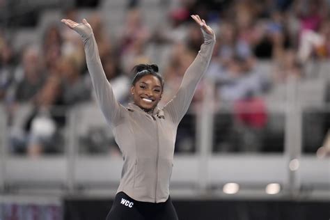 Simone Biles Secures Her 9th U S Championships Title Continues