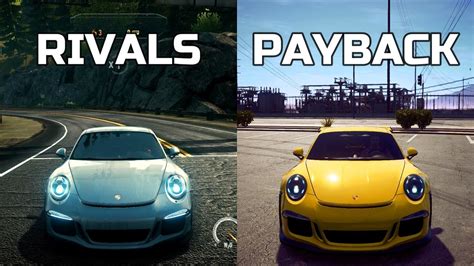 Porsche 911 Gt3 Need For Speed Rivals Vs Payback Side By Side