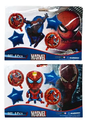 Kit Pz Decoracion Fiesta Cumplea Os Globos Spiderman Cuotas Sin