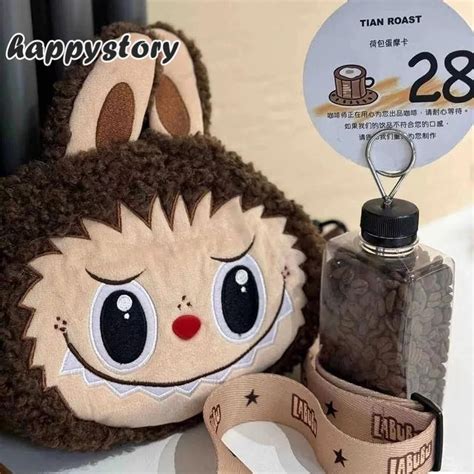 Labubu Exclusive Crossbody Bag Plush Bag กระเป าผ หญงอะนเมะรอบ