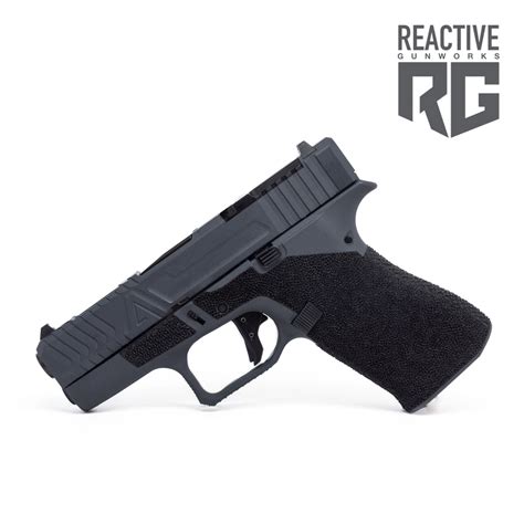 Agency Arms Glock 43x Exa Agency Grey Aggressive Carry Reactive Gunworks